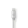 Kabel Nedis CCTB39940AL10 Lightning 1 m aluminiowy ze złączem 3,5 mm
