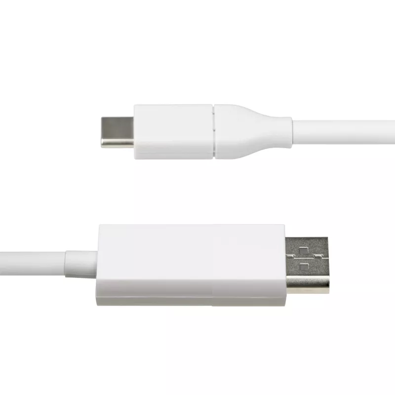 StarTech.com 6ft (2m) USB-C to DisplayPort 1.2 kabel, Bidirectional, 4K 60Hz, biały Video Adapter Cord for Apple MacBook Pro / Air M1 M2 M3 M4, Mac Mini / Studio, Thunderbolt Kompatybilny