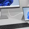 StarTech.com 6ft (2m) USB-C to DisplayPort 1.2 kabel, Bidirectional, 4K 60Hz, biały Video Adapter Cord for Apple MacBook Pro / Air M1 M2 M3 M4, Mac Mini / Studio, Thunderbolt Kompatybilny