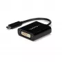 StarTech.com Adapter USB-C na DVI - Czarny - 1920x1200 - Konwerter wideo USB typu C dla twojego wyświetlacza/monitora/projektora DVI-D - Ulepszona wersja to CDP2DVIEC