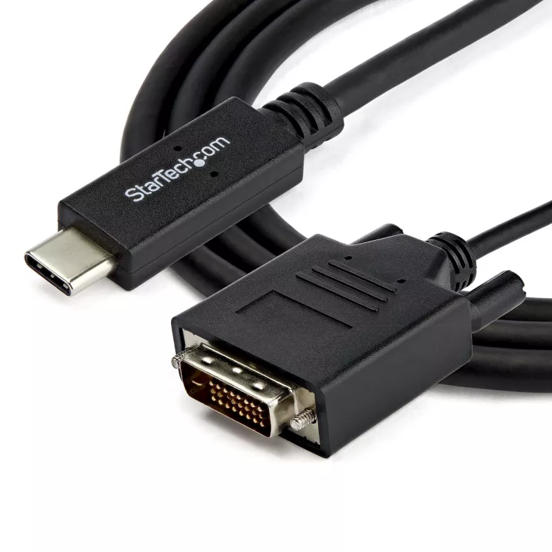 StarTech.com Kabel USB-C do DVI 1 m - 1920 x 1200 - Czarny