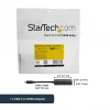 StarTech.com Adapter USB-C na HDMI z 4K 30 Hz - czarny, USB 3.2 Gen 2 (3.1 Gen 2), USB typu C, wyjście HDMI, 3840 x 2160 pikseli