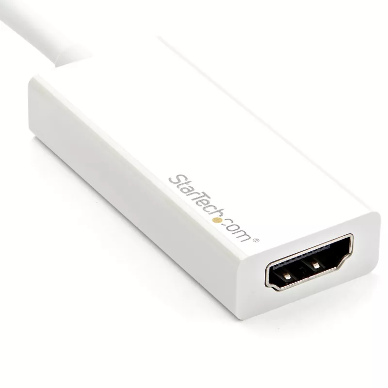 StarTech.com Adapter USB-C na HDMI - Biały - 4K 60 Hz, USB Type-C, wyjście HDMI, 3840 x 2160 pikseli