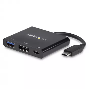 StarTech.com USB-C Multiport Adapter z HDMI - Port USB 3.0 - 60W PD - Czarny