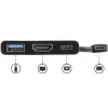 StarTech.com USB-C Multiport Adapter z HDMI - Port USB 3.0 - 60W PD - Czarny