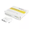 StarTech.com Wieloportowy adapter USB-C z HDMI - port USB 3.0 - 60 W PD - biały