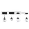 StarTech.com Wieloportowy adapter USB-C z HDMI - port USB 3.0 - 60 W PD - biały