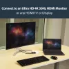 StarTech.com Wieloportowy adapter USB-C z HDMI - port USB 3.0 - 60 W PD - biały