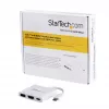 StarTech.com Wieloportowy adapter USB-C z HDMI - port USB 3.0 - 60 W PD - biały