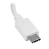 StarTech.com Adapter USB-C na HDMI 4K 30Hz - Biały, USB Typ-C, Wyjście HDMI, 3840 x 2160 pikseli