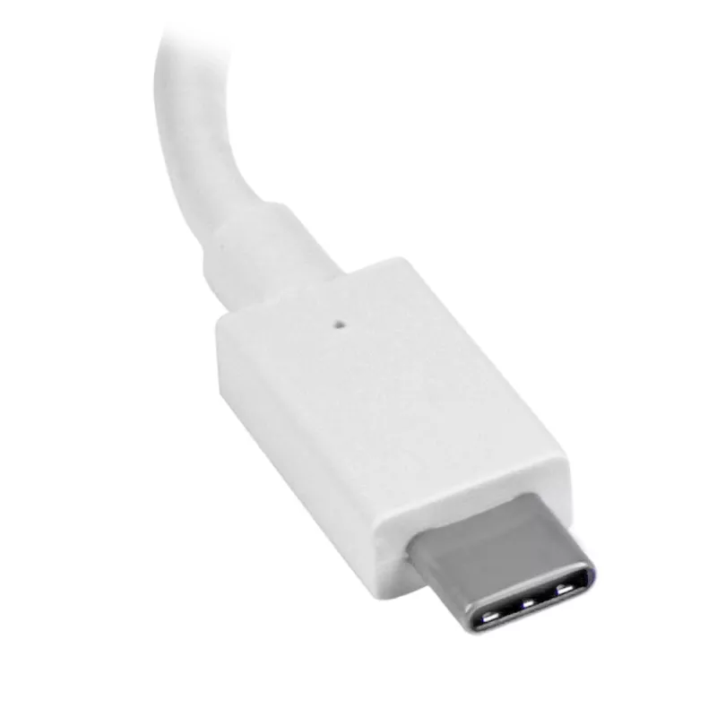 StarTech.com Adapter USB-C na HDMI 4K 30Hz - Biały, USB Typ-C, Wyjście HDMI, 3840 x 2160 pikseli