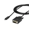 StarTech.com 6 ft/2 m Kabel USB-C do VGA - 1920x1200/1080p Aktywny adapter kablowya wideo USB-C do VGA - Kompatybilny z Thunderbolt 3 - Laptop do monitora/projektora VGA - DP Alt Mode HBR2