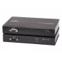 ATEN USB 2.0 DVI Single Link na 1 kablu CAT (100 m) – przedłużacz KVM z pełną obsługą USB 2.0 (do 480 Mb/s) / HDBaseT 2.0