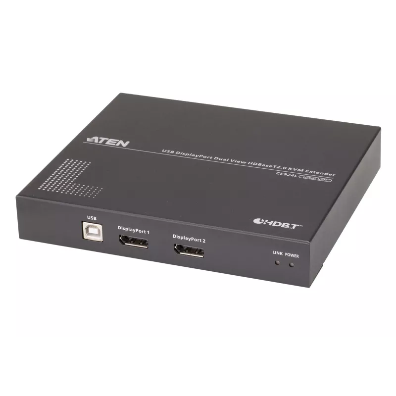 ATEN USB DisplayPort Dual View HDBaseT™ 2.0 KVM Extender (4K@100m dla pojedynczego widoku)