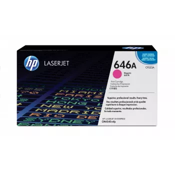 Oryginalna magenta kaseta z tonerem HP 646A LaserJet, 12500 stron, magenta, 1 szt.