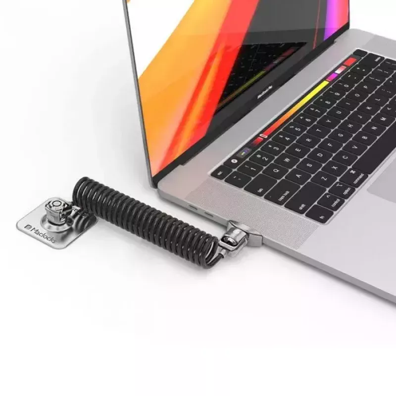 Linka zabezpieczająca Compulocks CL02H dwugłowicowa zwijana z zamknięciem typu T-bar