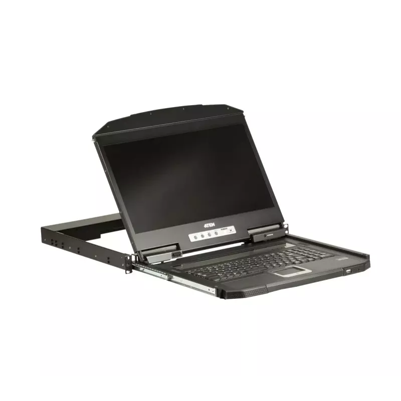 ATEN 1U Krótka konsola LCD USB VGA na jednej szynie