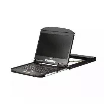ATEN 1U Krótka konsola LCD USB VGA na jednej szynie
