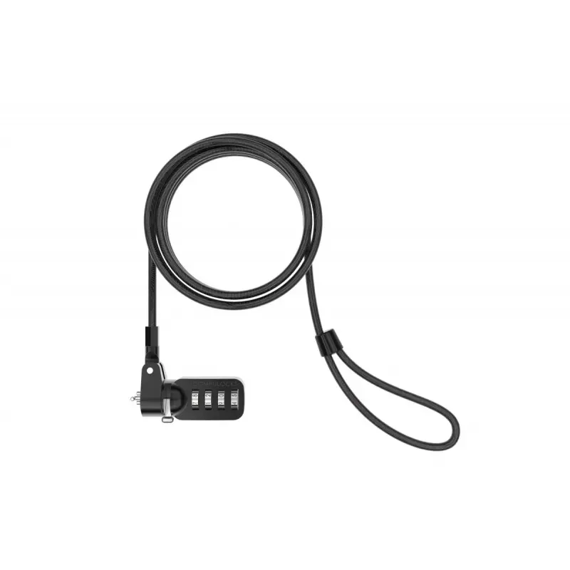 Zamek szyfrowy Compulocks CL37 T-bar Kabel zabezpieczający Czarny