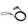 Zamek szyfrowy Compulocks CL37 T-bar Kabel zabezpieczający Czarny
