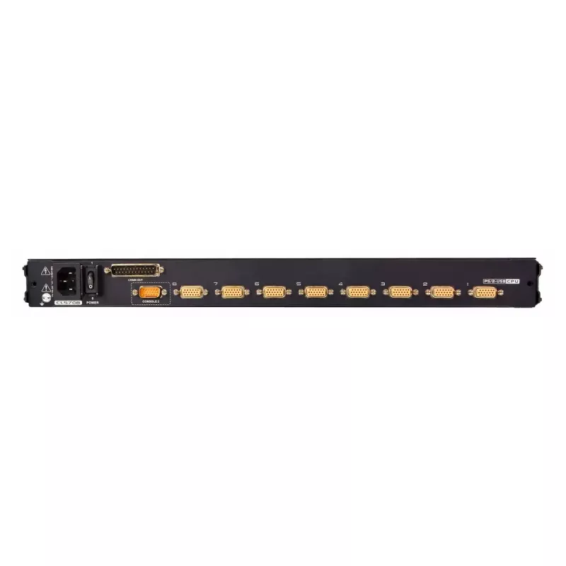 Przełącznik KVM ATEN CL5708M Montaż w szafie rack Czarny 1U 17 cali LCD
