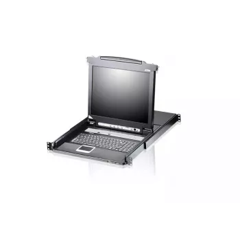 Przełącznik KVM ATEN CL5708M Montaż w szafie rack Czarny 1U 17 cali LCD