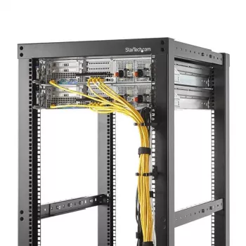 StarTech.com 1U Vertical Server Rack kabel Management D-Ring Hook - 1.8x3.9in (4.5x10cm)