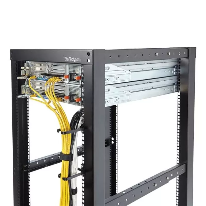 StarTech.com 1U Vertical Server Rack kabel Management D-Ring Hook - 1.8x3.9in (4.5x10cm)