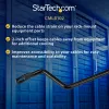 Poziome listwy do wiązania kabli StarTech.com z przesunięciem 2 cale do szaf rack - 10 sztuk