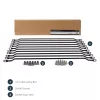 Poziome listwy do wiązania kabli StarTech.com z przesunięciem 2 cale do szaf rack - 10 sztuk
