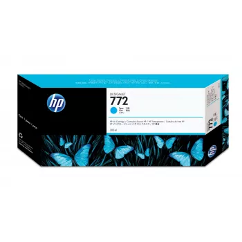 Oryginalny wkład atramentowy HP 772 DesignJet 300 ml, cyjan