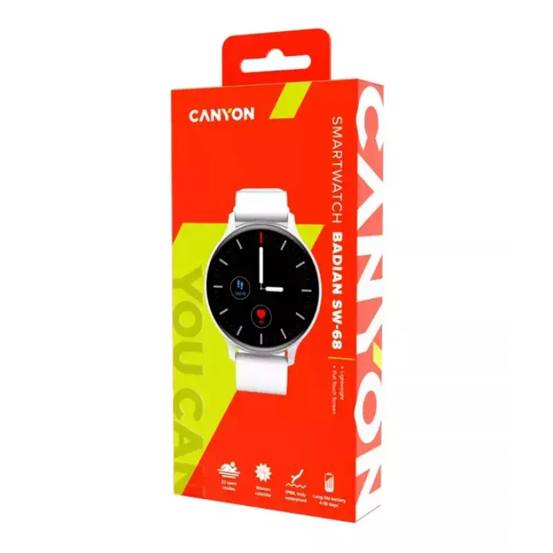 Smartwatch Canyon CNS-SW68SS srebrny