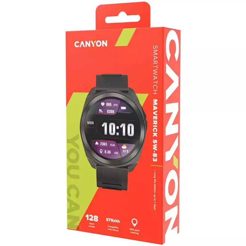 Smartwatch Canyon Maverick SW-83 Czarny