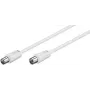 Microconnect COAX025W kabel koncentryczny 2,5 m Biały