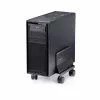 StarTech.com Wózek na komputer typu tower, jezdny mobilny stojak na CPU na kółkach, maks. obciążenie 21 kg, regulowany uchwyt na obudowę PC, podstawa podłogowa pod biurko, wózek stalowy