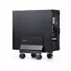 StarTech.com Wózek na komputer typu tower, jezdny mobilny stojak na CPU na kółkach, maks. obciążenie 21 kg, regulowany uchwyt na obudowę PC, podstawa podłogowa pod biurko, wózek stalowy