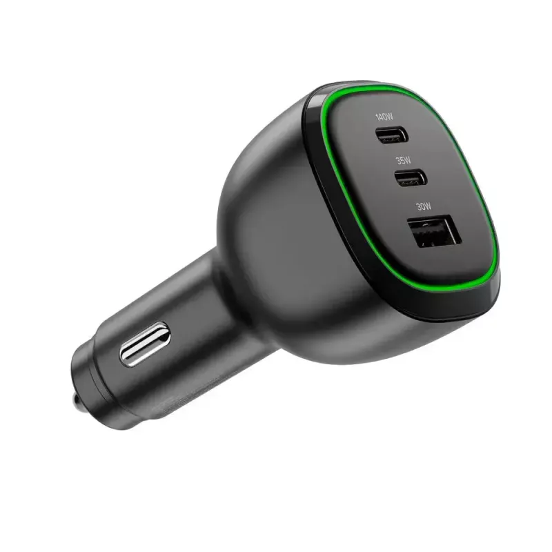 ALOGIC Rapid Power 165W USB-C ładowarka samochodowa z kablem do ładowania 240W