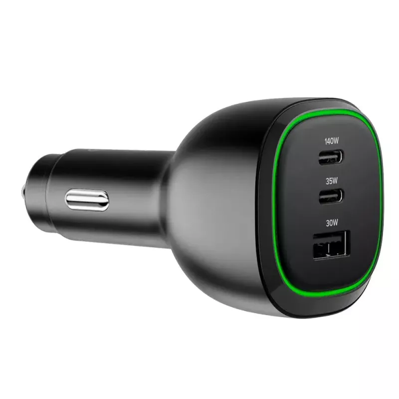 ALOGIC Rapid Power 165W USB-C ładowarka samochodowa z kablem do ładowania 240W