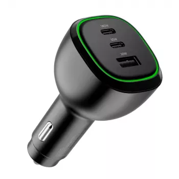 ALOGIC Rapid Power 165W USB-C ładowarka samochodowa z kablem do ładowania 240W