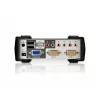 Przełącznik KVM ATEN 2-Port USB - PS/2 VGA z audio i hubem USB 2.0 (w zestawie kable KVM)