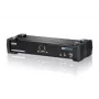 Przełącznik KVM ATEN 2-portowy USB DVI Dual Link z audio i hubem USB 2.0 (kable KVM w zestawie)