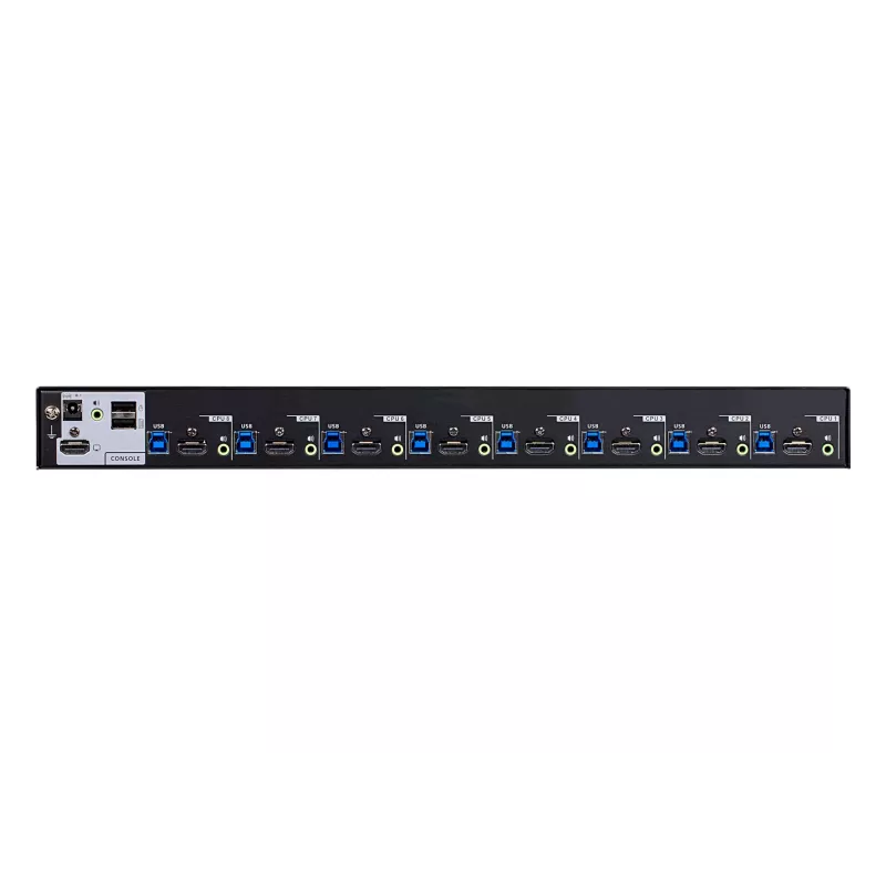 ATEN 8-Port USB 3.0 4K HDMI KVM Switch, 4096 x 2160 pixels, 4K Ultra HD, 9.77 W, Czarny