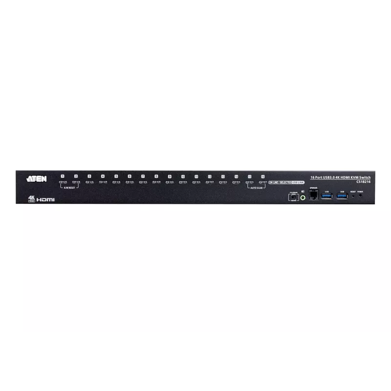 KVM Switch ATEN 16-Port USB 3.0 4K HDMI CS18216-AT-G