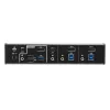 ATEN 3-Port USB-C DisplayPort Hybrid KVMP™ Switch, 4096 x 2160 pikseli, 4K Ultra HD, 5,78 W, Czarny