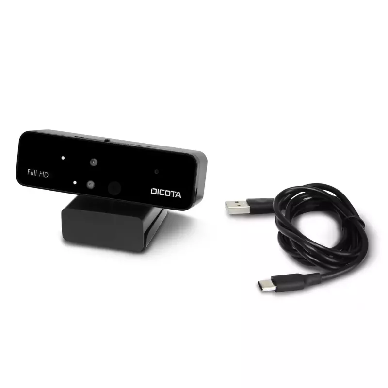 Kamera internetowa DICOTA D31892 1902 x 1080 pikseli USB Czarna