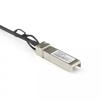StarTech.com Dell EMC DAC-SFP-10G-1M kompatybilny bezpośredni kabel Twinax SFP+ do SFP+ 1 m 10G - 10GbE SFP+ miedziany DAC 10 Gb/s niskopoborowy pasywny moduł Mini GBIC/transceiver DAC