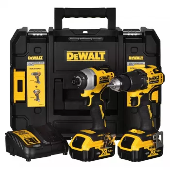 Akumulatorowa wiertarka udarowa DeWalt DCK2062D2T