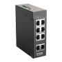 Niezarządzalny przemysłowy przełącznik 8-portowy D-Link z 8 portami 10/100 BaseT(X)