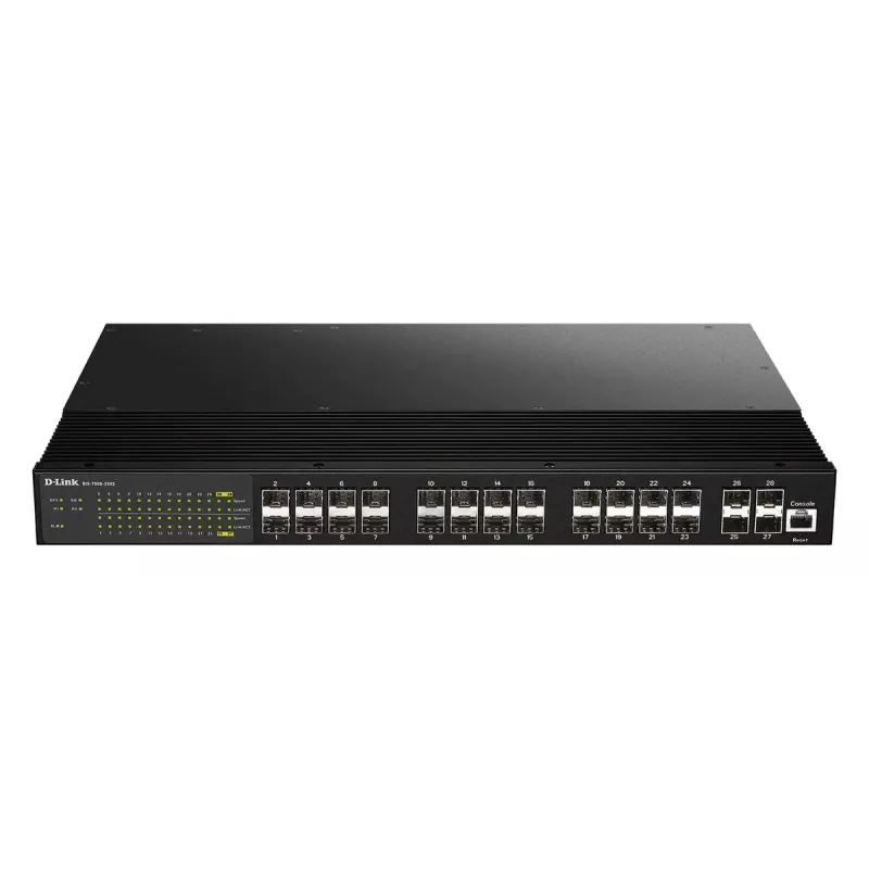 D-Link Przemysłowy Przełącznik Zarządzalny Warstwy 2+ Gigabit z 24 Portami SFP i 4 Portami 10G SFP+