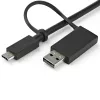 StarTech.com Uniwersalna stacja dokująca do laptopa, hybrydowa USB-C i USB-A, podwójny 4K DP i HDMI, 60W PD, Mac / Windows / Chrome OS, 4-portowy hub USB 5Gbps, GbE